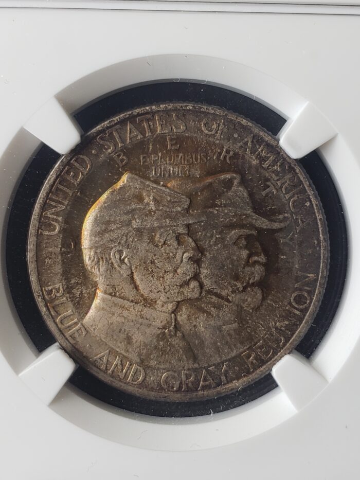 1936 50c Gettysburg Commemorative Silver Half Dollar NGC MS66 - Image 2