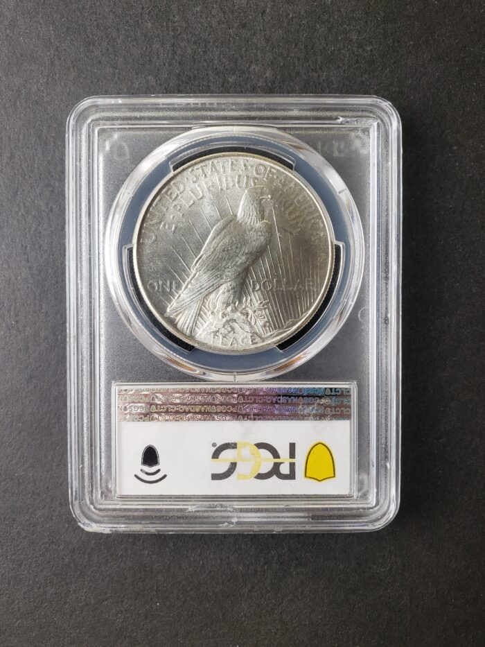 1934 $1 Peace Silver Dollar PCGS MS62 - Image 2