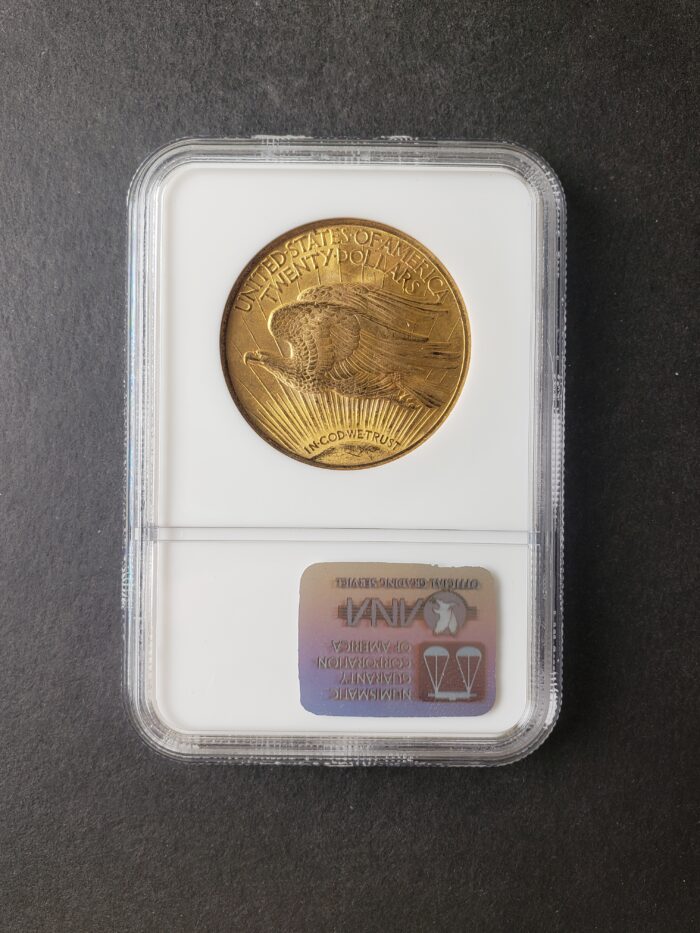 1924 $20 St. Gaudens Gold Double Eagle NGC MS63 - Image 2