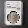 1934 D $1 Peace Silver Dollar NGC AU55