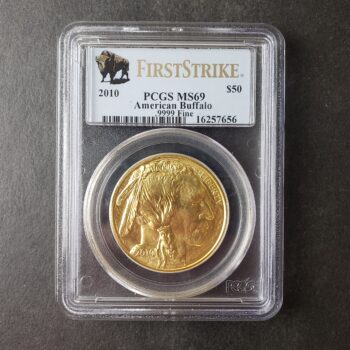 2010 $50 1oz Gold Buffalo PCGS MS69