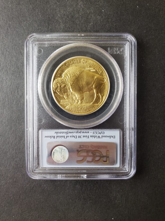 2010 $50 1oz Gold Buffalo PCGS MS69 - Image 2