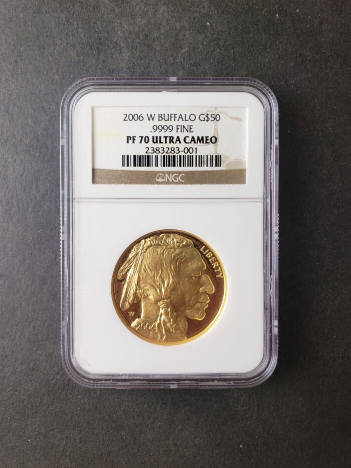 2006 W Proof $50 1oz Gold Buffalo NGC PF70 Ultra Cameo