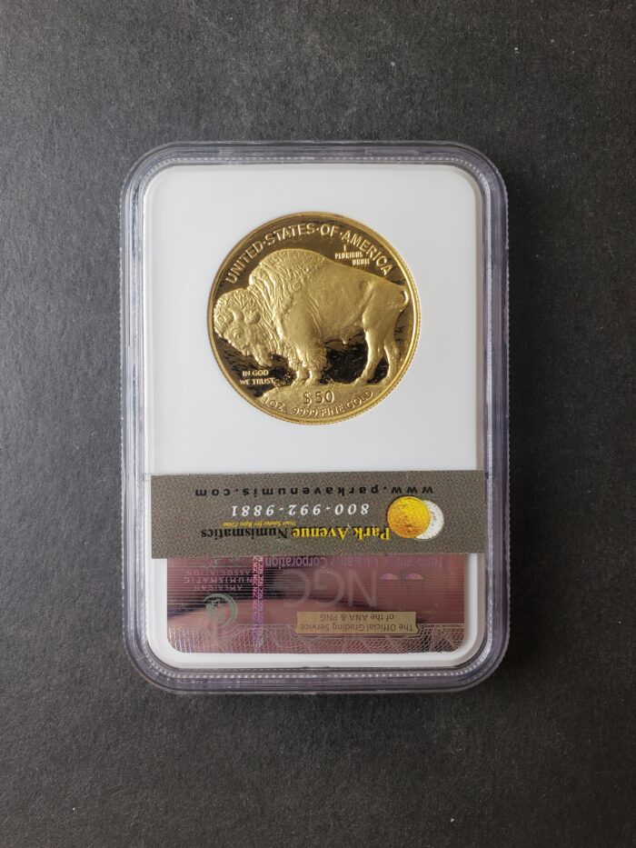 2006 W Proof $50 1oz Gold Buffalo NGC PF70 Ultra Cameo - Image 2