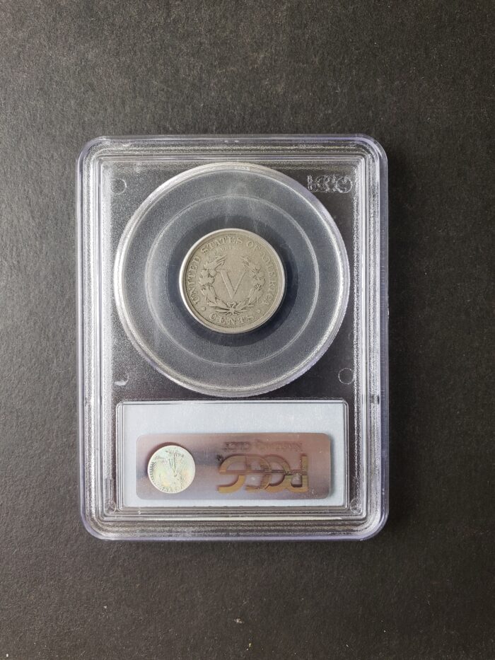 1886 5c Liberty Head V Nickel  PCGS G06 - Image 4