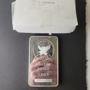Sunshine Minting 1 kilogram Silver Bar