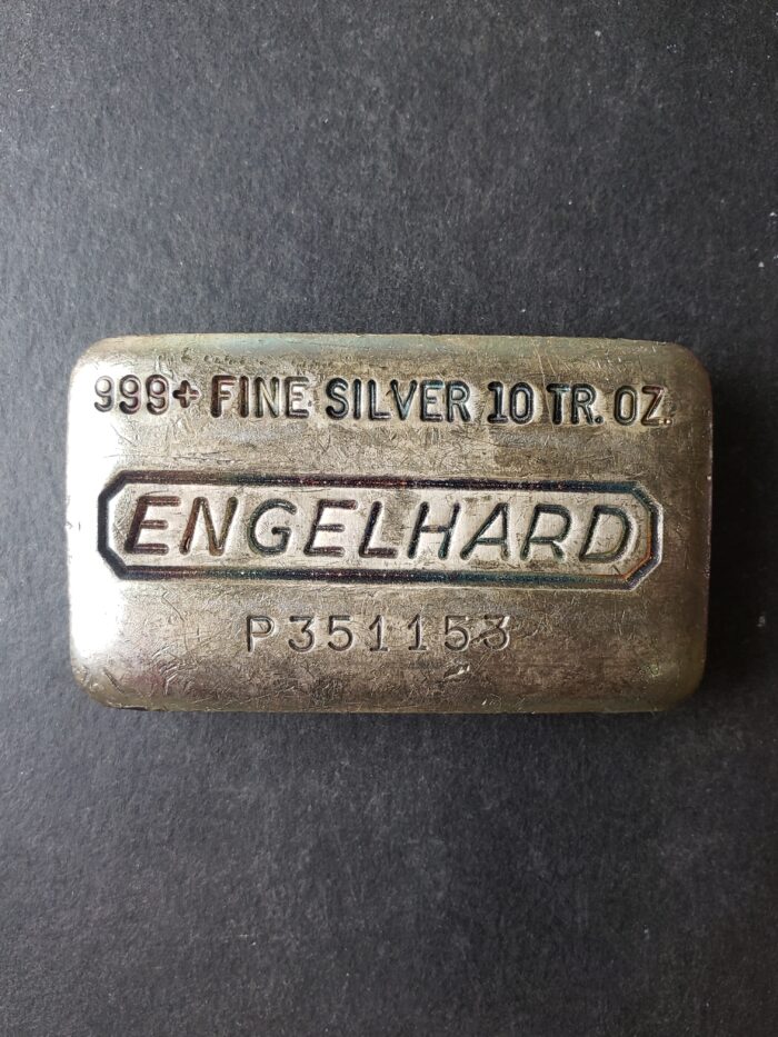 Engelhard 10oz Silver Bar