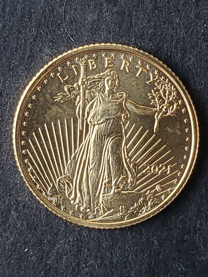 2021 $5 1/10oz Gold American Eagle Type 2