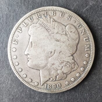 1890 CC $1 Morgan Silver Dollar