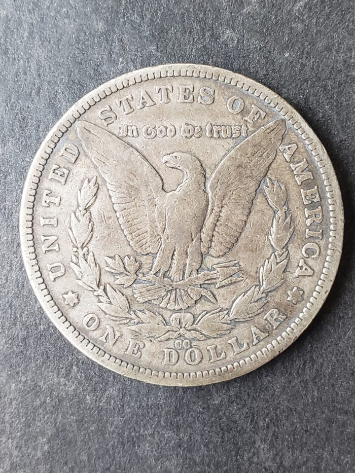 1890 CC $1 Morgan Silver Dollar - Image 2