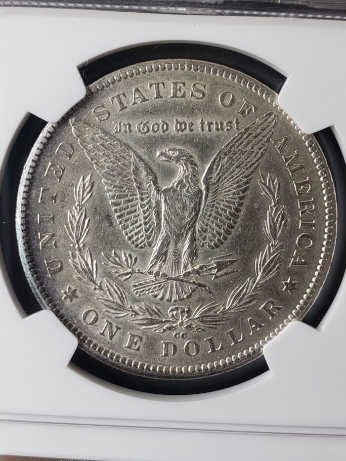 1878 CC $1 Morgan Silver Dollar NGC AU53 - Image 3