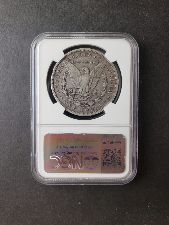 1893 CC $1 Morgan Silver Dollar NGC VF25 - Image 4