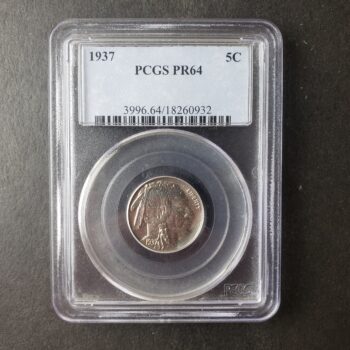1937 Proof 5c Buffalo Nickel PCGS PR64