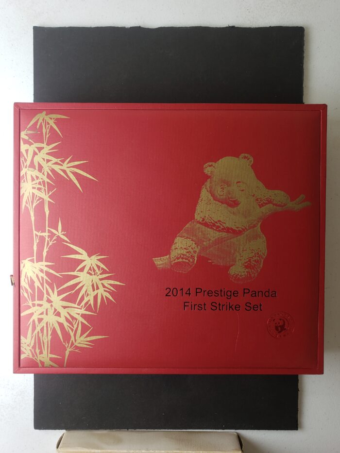2014 China Prestige Panda First Strike Set PCGS MS70 - Image 4