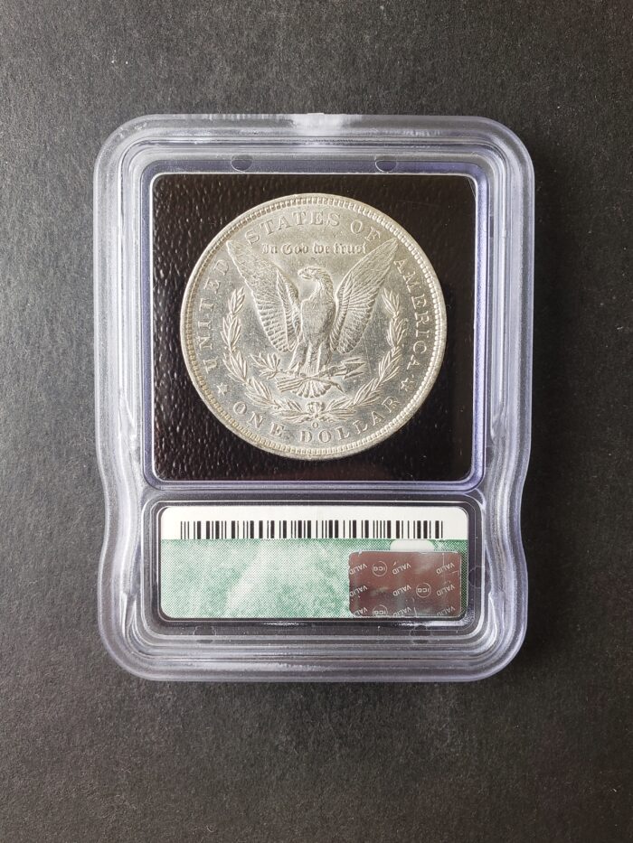 1891 O $1 Morgan Silver Dollar ICG AU55 - Image 2