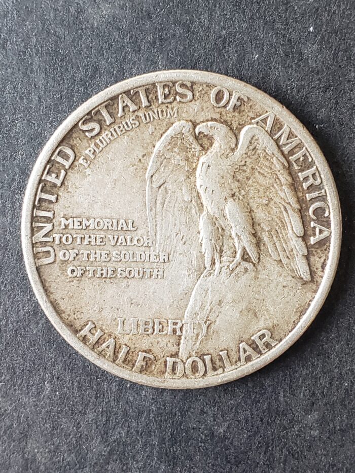 1925 50c Stone Mountain Silver Half Dollar - Image 2