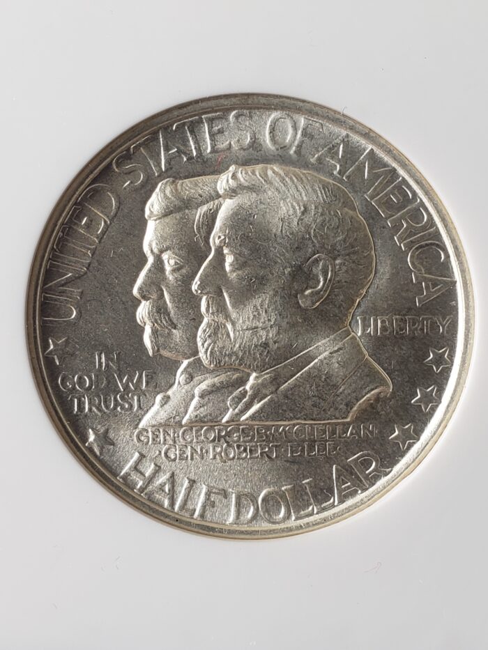 1937 50c Antietam Silver Half Dollar NGC MS65 - Image 2