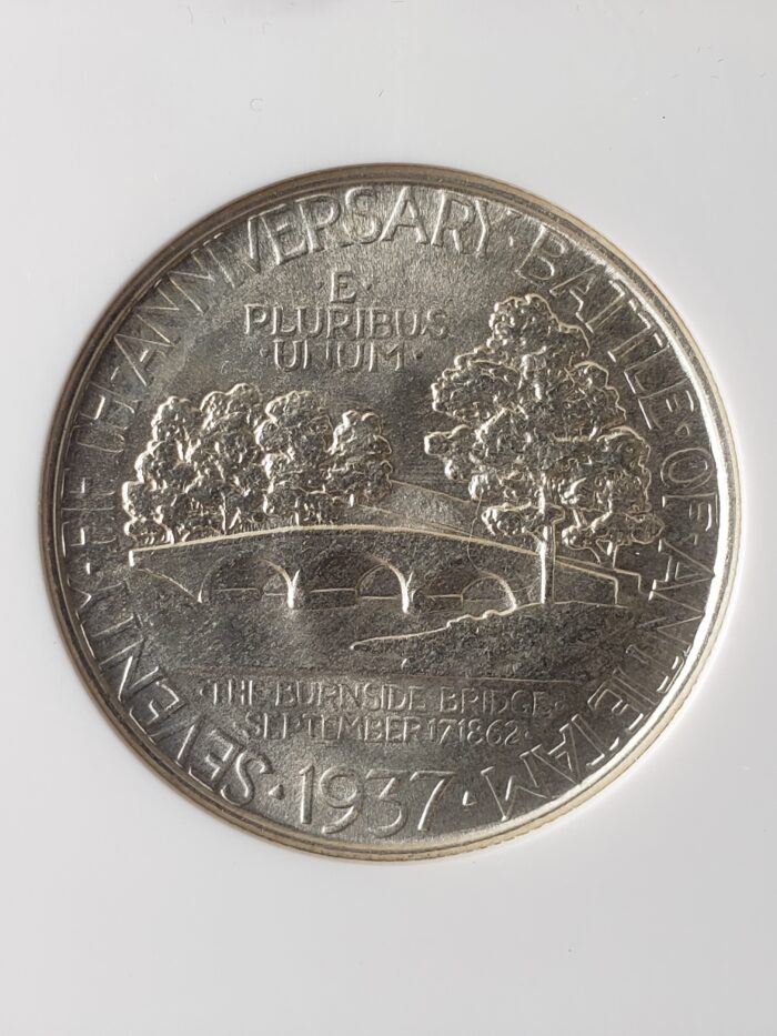 1937 50c Antietam Silver Half Dollar NGC MS65 - Image 3