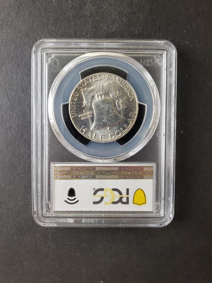 1962 50c Franklin Silver Half Dollar PCGS MS64 - Image 2