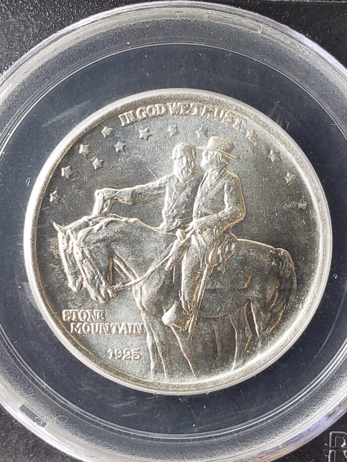 1925 50c Stone Mountain Silver Half Dollar PCGS MS65 - Image 2