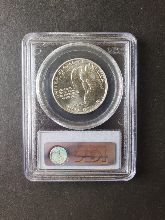 1925 50c Stone Mountain Silver Half Dollar PCGS MS65 - Image 4