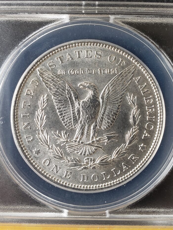1897 $1 Morgan Silver Dollar ANACS AU58 - Image 3