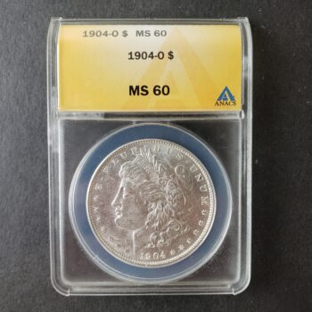 1904 O $1 Morgan Silver Dollar ANACS MS60