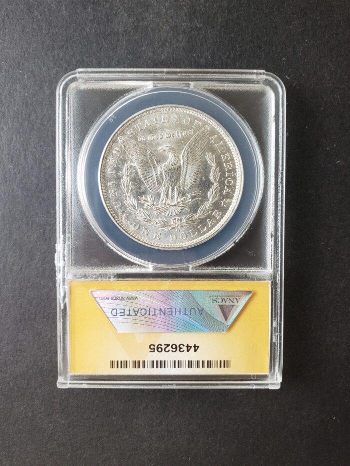 1904 O $1 Morgan Silver Dollar ANACS MS60 - Image 4