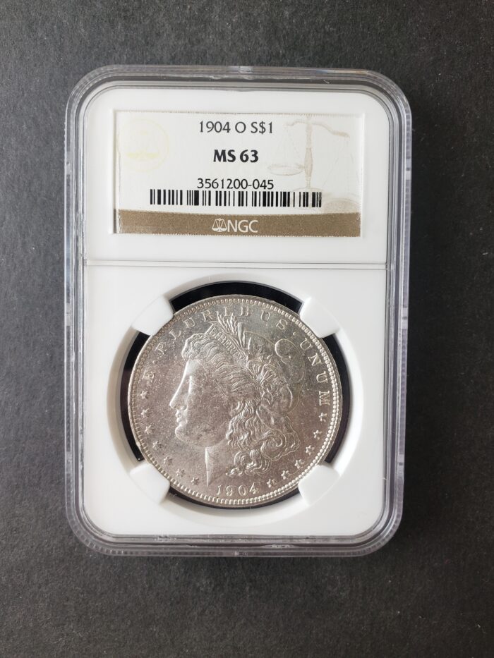 1904 O $1 Morgan Silver Dollar NGC MS63