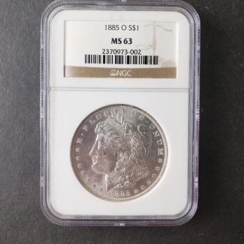 1885 O $1 Morgan Silver Dollar NGC MS63
