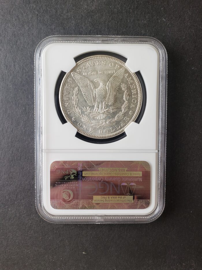 1881 S $1 Morgan Silver Dollar NGC MS62 - Image 4