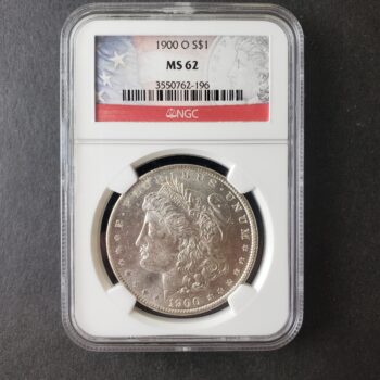 1900 O $1 Morgan Silver Dollar NGC MS62