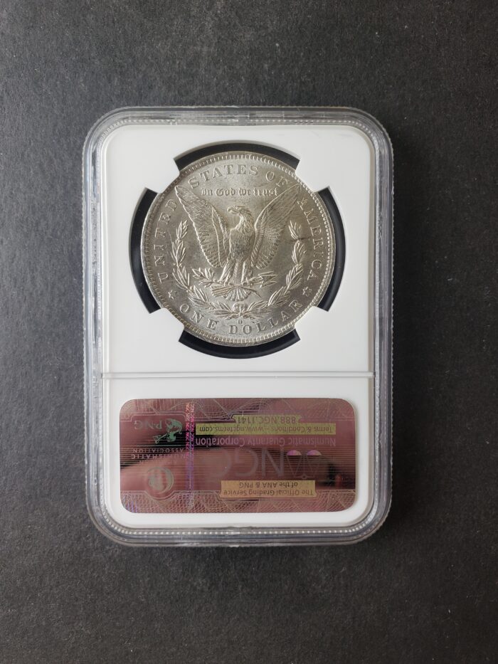 1883 O $1 Morgan Silver Dollar NGC MS62 - Image 2