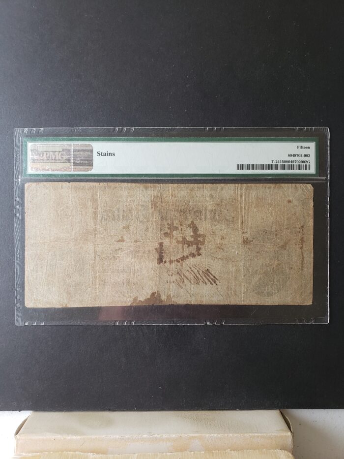 1861 $10 Confederate Note PMG 15 Choice Fine - Image 2