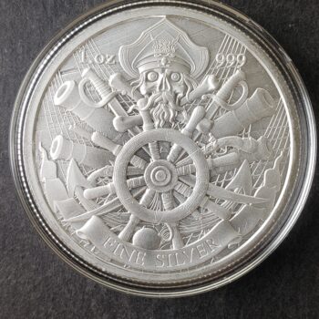 1oz Silver Pirate Round