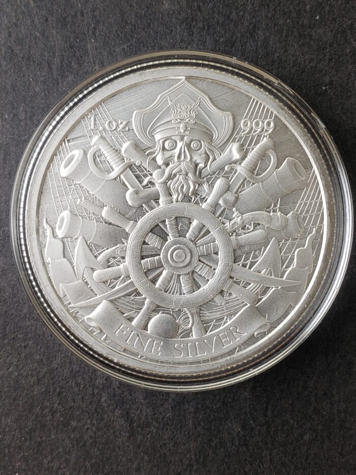 1oz Silver Pirate Round