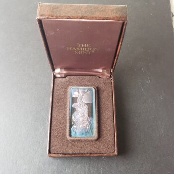 1977 Hamilton Mint 1oz Silver Father's Day Bar