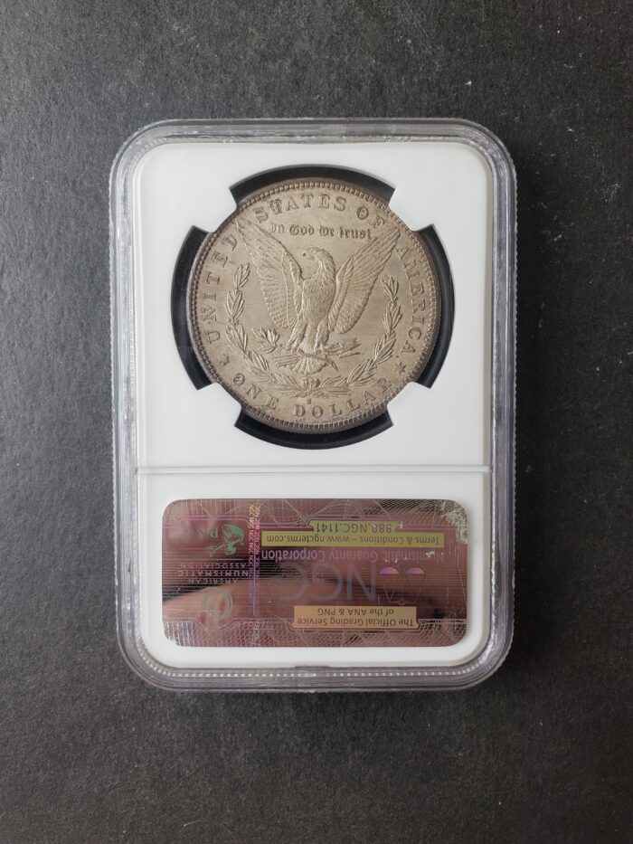 1885 S $1 Morgan Silver Dollar NGC MS63 - Image 2