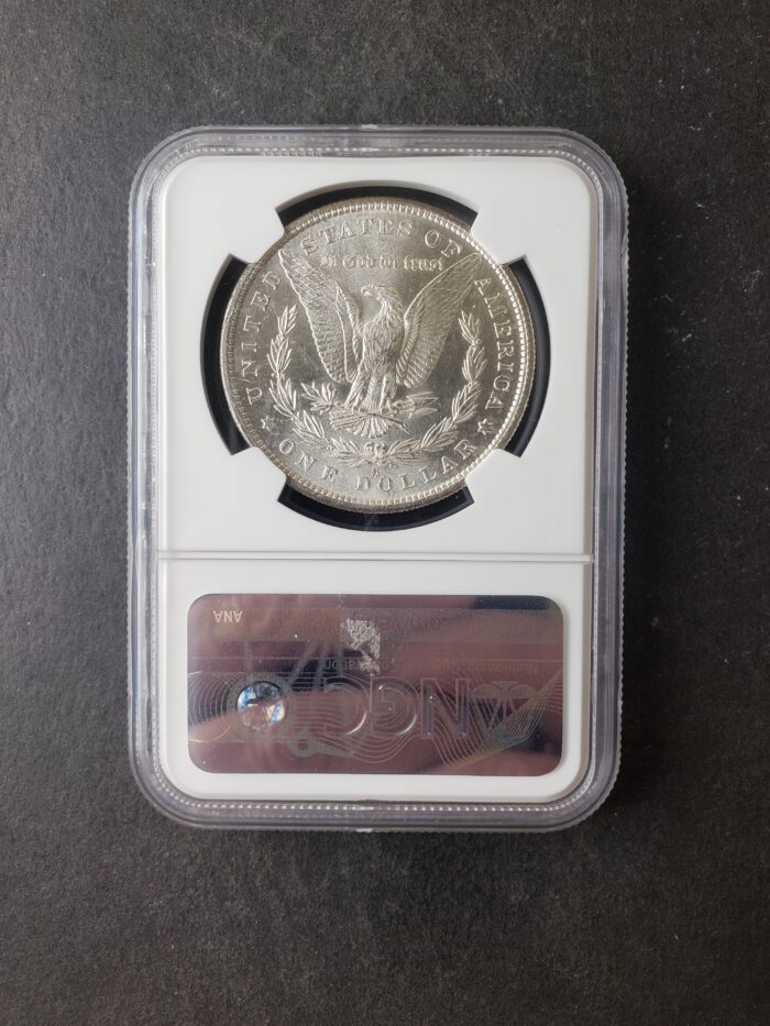 1880 S $1 Morgan Silver Dollar NGC MS63 - Image 2