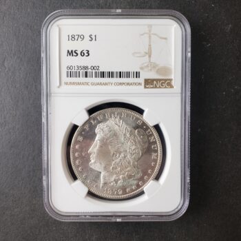 1879 $1 Morgan Silver Dollar NGC MS63
