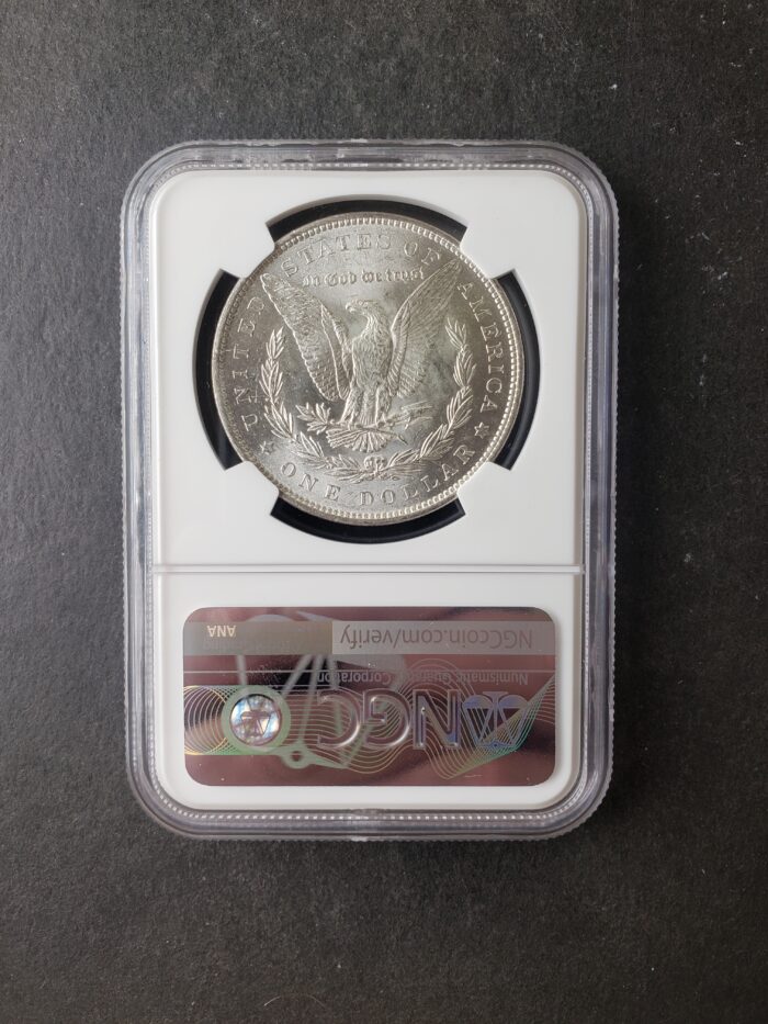 1879 $1 Morgan Silver Dollar NGC MS63 - Image 2
