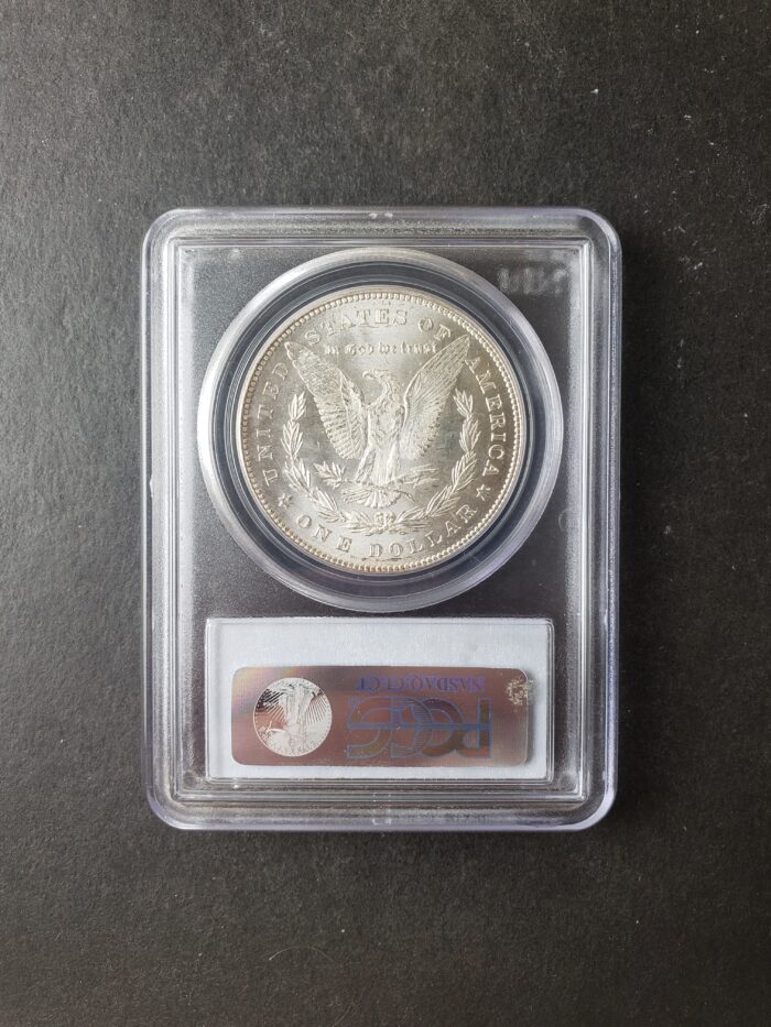 1878 7TF $1 Morgan Silver Dollar Reverse of 1878 PCGS MS63 - Image 2