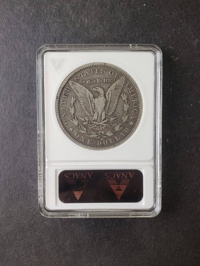 1882 O/S $1 Morgan Silver Dollar VAM4 Top100 ANACS VF30 - Image 2