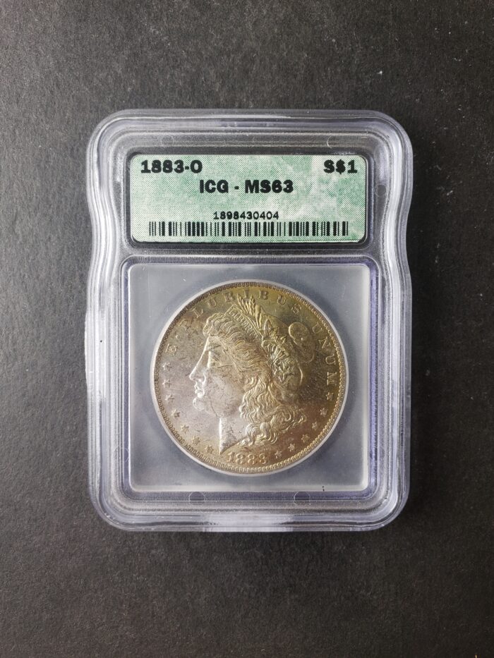 1883 O $1 Morgan Silver Dollar ICG MS63