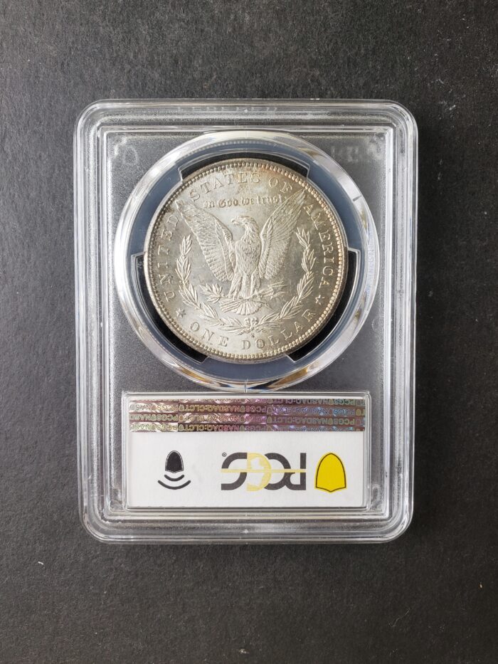 1897 S $1 Morgan Silver Dollar PCGS MS63 - Image 4