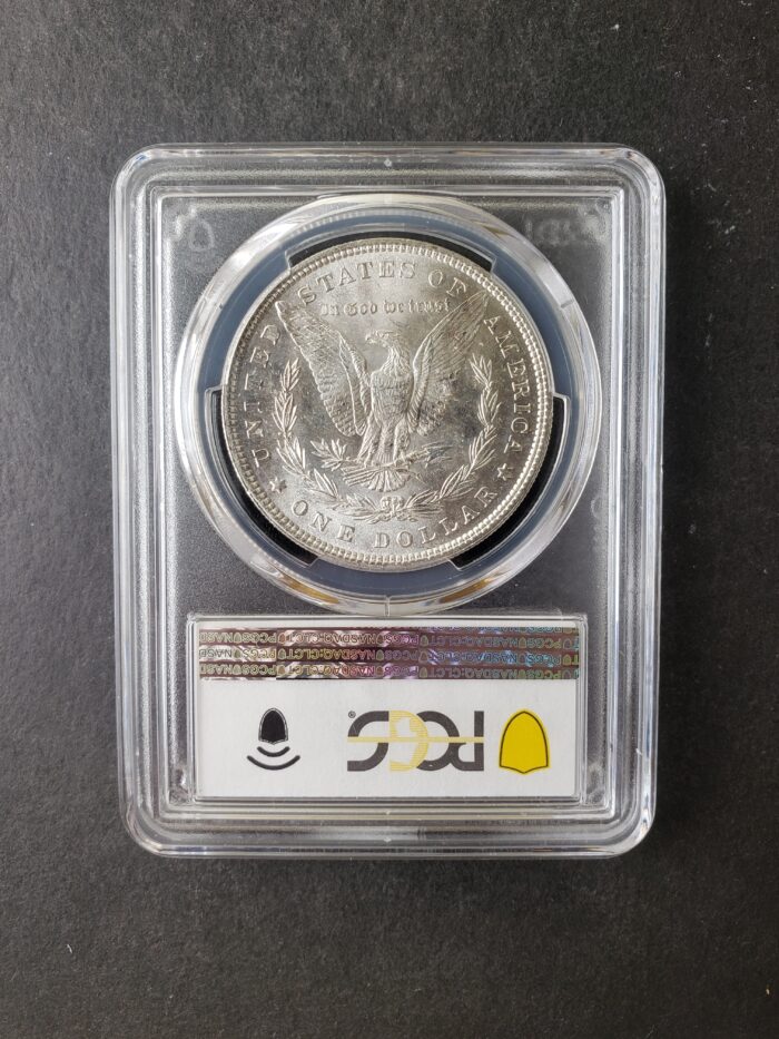 1880 $1 Morgan Silver Dollar PCGS MS63 - Image 2