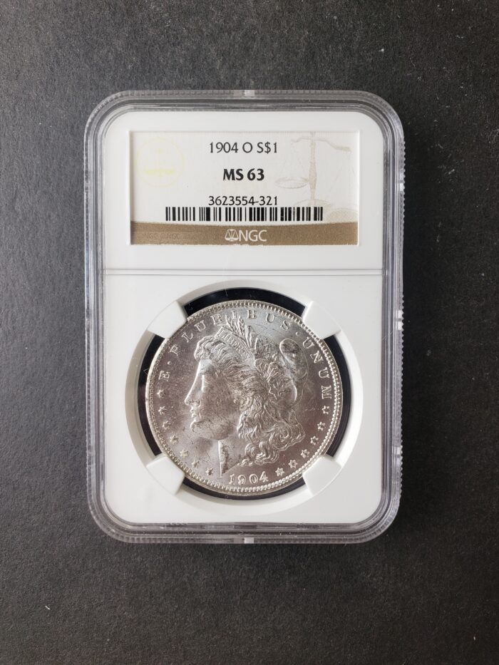 1904 O $1 Morgan Silver Dollar NGC MS63