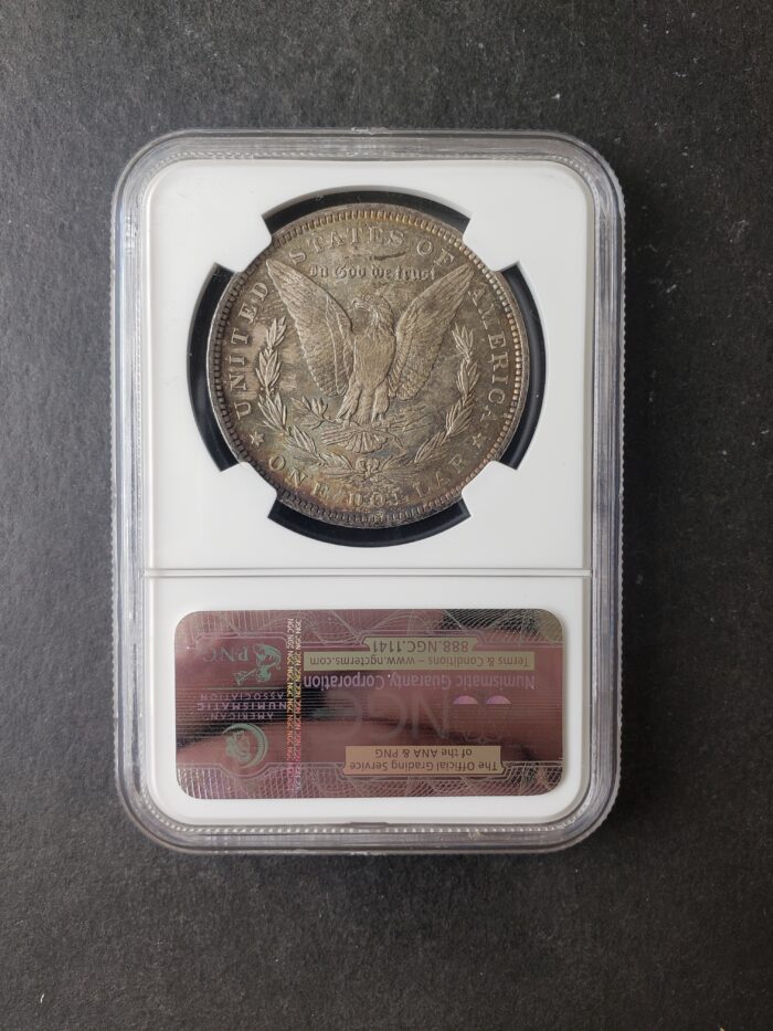 1890 $1 Morgan Silver Dollar NGC MS63 - Image 2