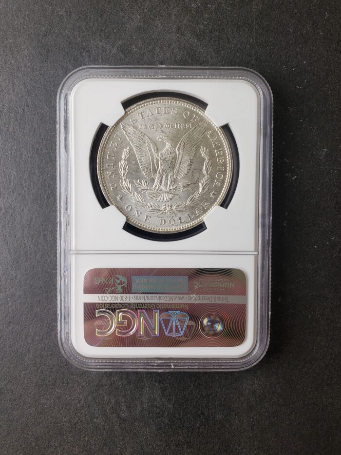 1897 $1 Morgan Silver Dollar NGC MS63 - Image 2