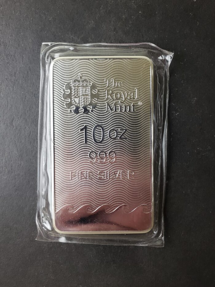 The Royal Mint 10oz Silver Britannia Bar in Plastic at $2/oz Over Spot - Image 2